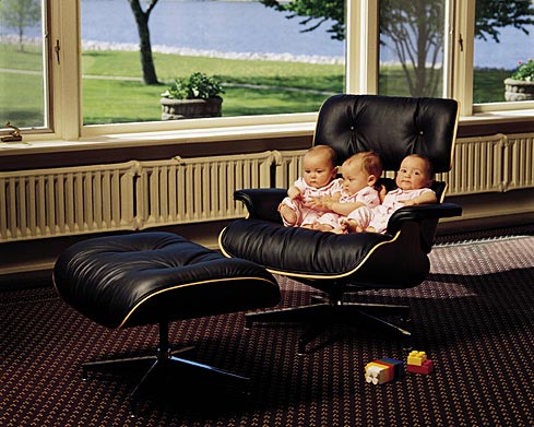 伊姆斯休闲椅 eames lounge chair