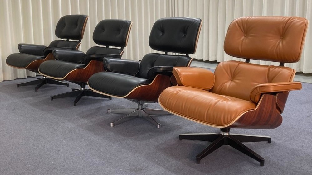 伊姆斯躺椅 eames lounge chair