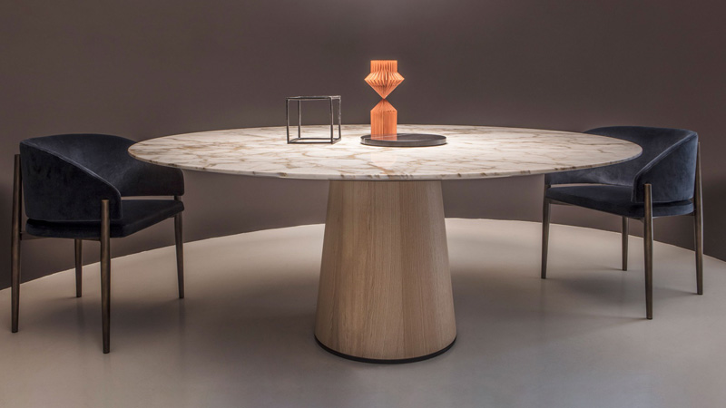 勒布伦 现代简约轻奢客厅餐桌(Brun Table)