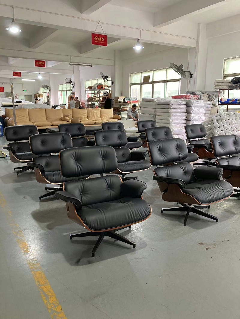 伊姆斯躺椅eames lounge chair