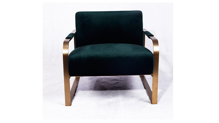 博斯 现代轻奢简约单人布艺休闲椅(Bosch Chair)