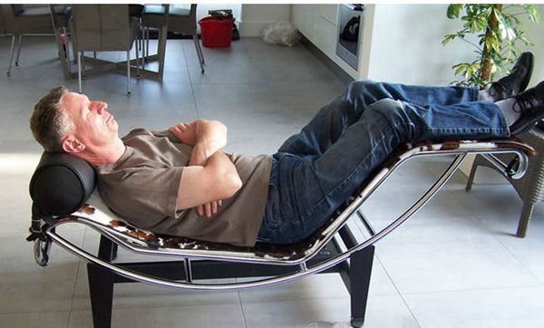 全真皮躺椅厂家 lc4 lounge chair