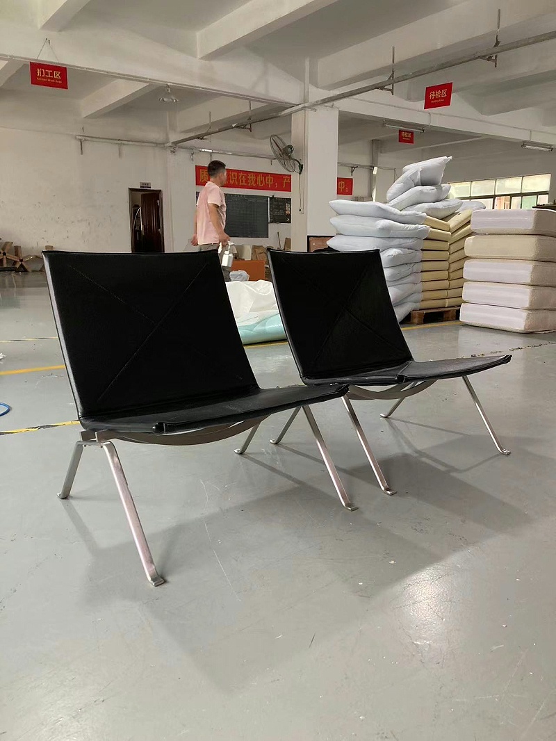 pk22 意大利真皮休闲椅工厂