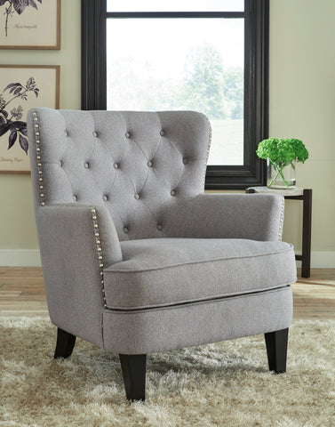 Romanesque Gray Accent Chair – Austin's Furniture Outlet