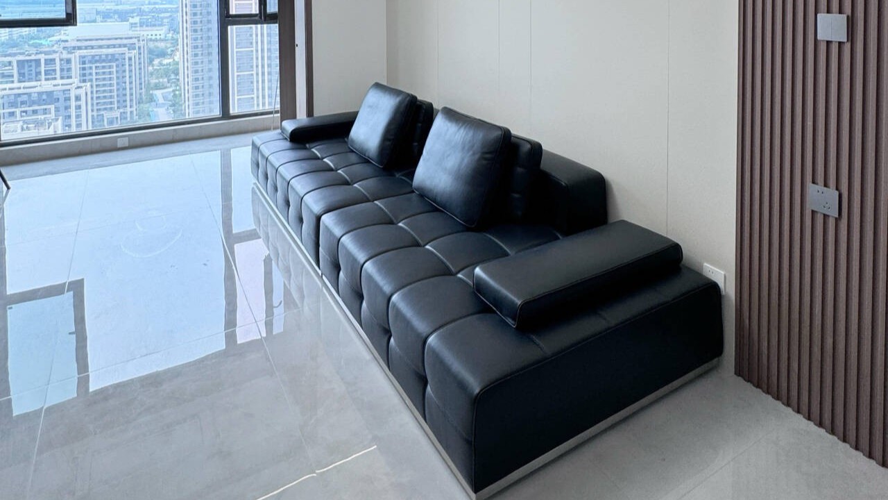 中古沙发市场性价比之选：德洛（DELO SOFA）全真皮沙发
